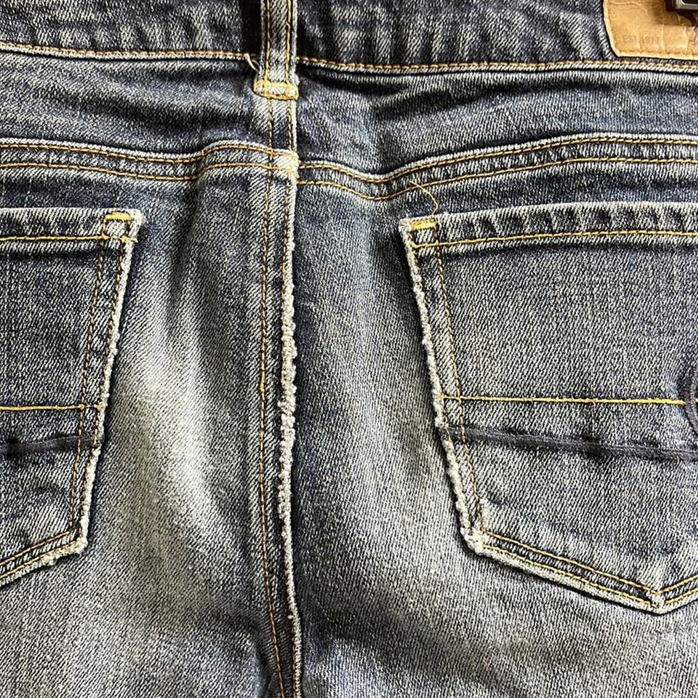 E) American Eagle Outfitters Skinny Stretch Women Jeans Blue size 00 - Picture 6 of 12